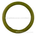 Steering Wheel Cover with White Rubber Ring, OEM Orders Welcomed